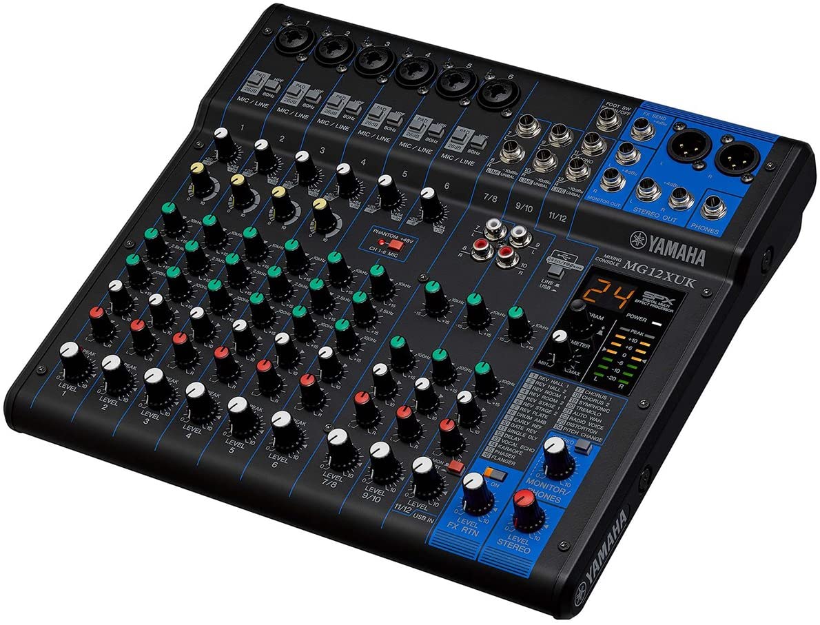 Yamaha MG12XUK 12-Channel Mixer - Knob-version of the MG12XU