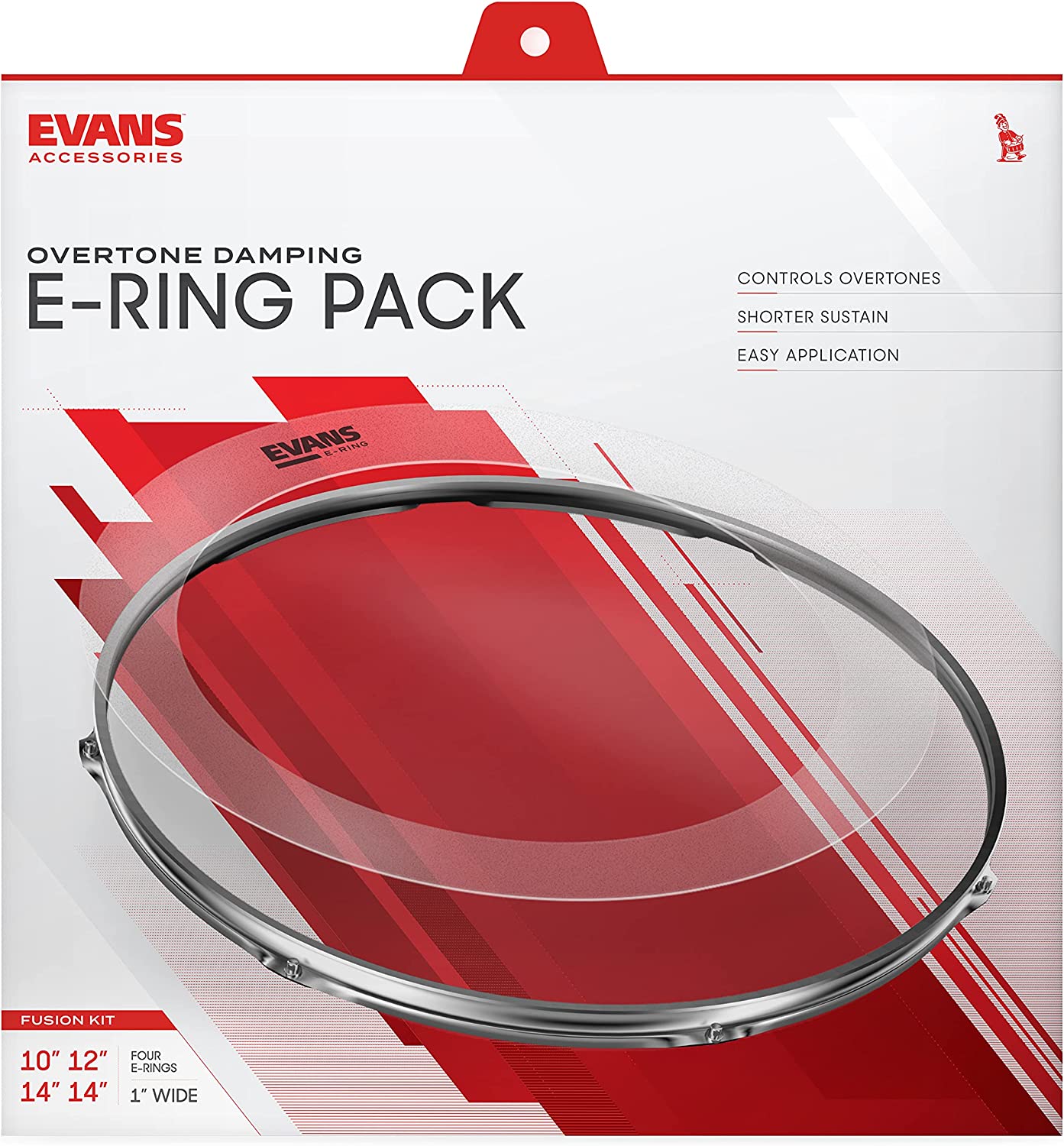 Evans E-RING 10-12-14-14" FUS PACK ER-FUSION