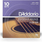 D'Addario Phosphor Bronze Acoustic Guitar Strings (10 Pack)
