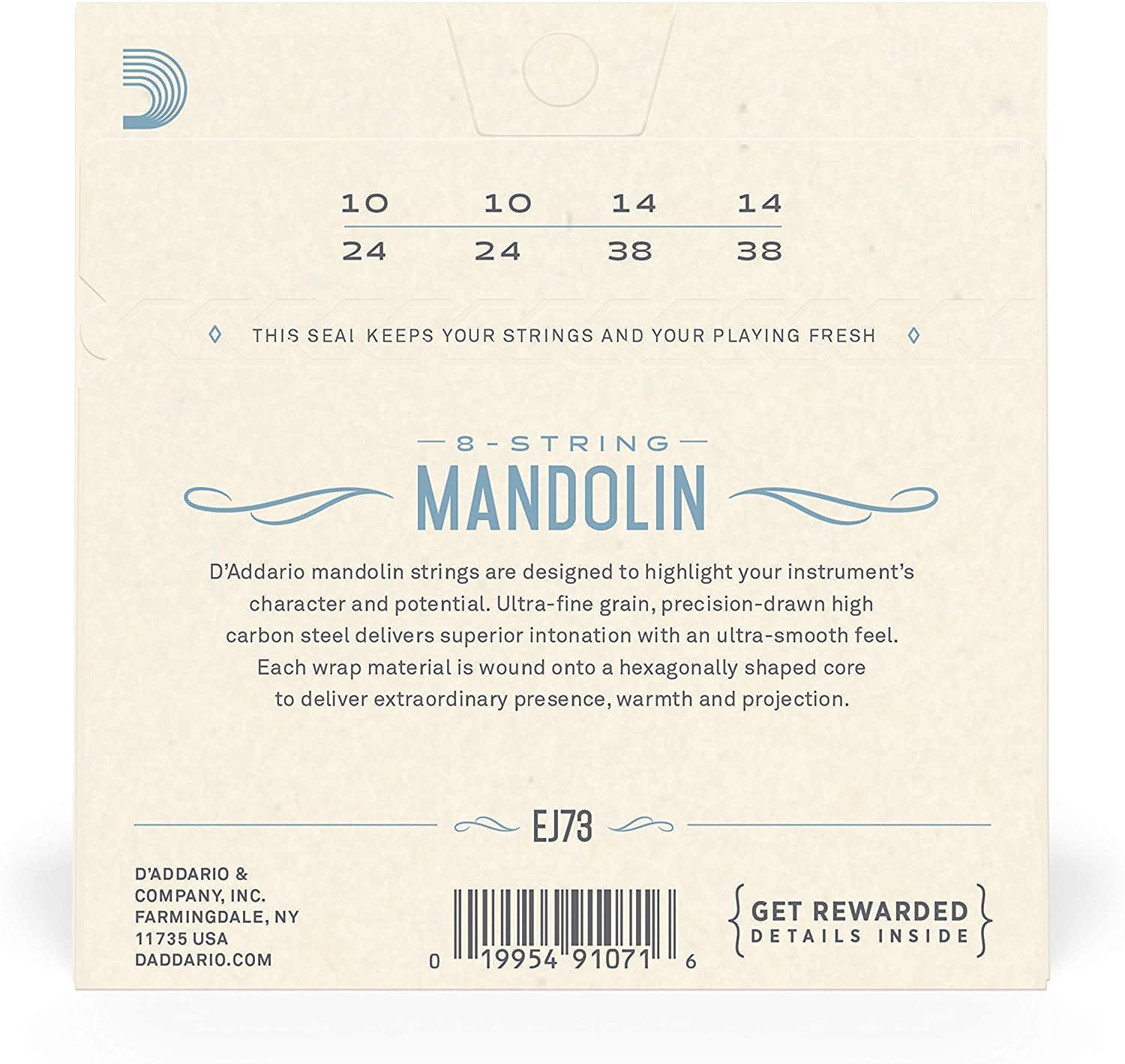 D'Addario EJ Phosphor Bronze Mandolin Strings - Rockit Music Canada