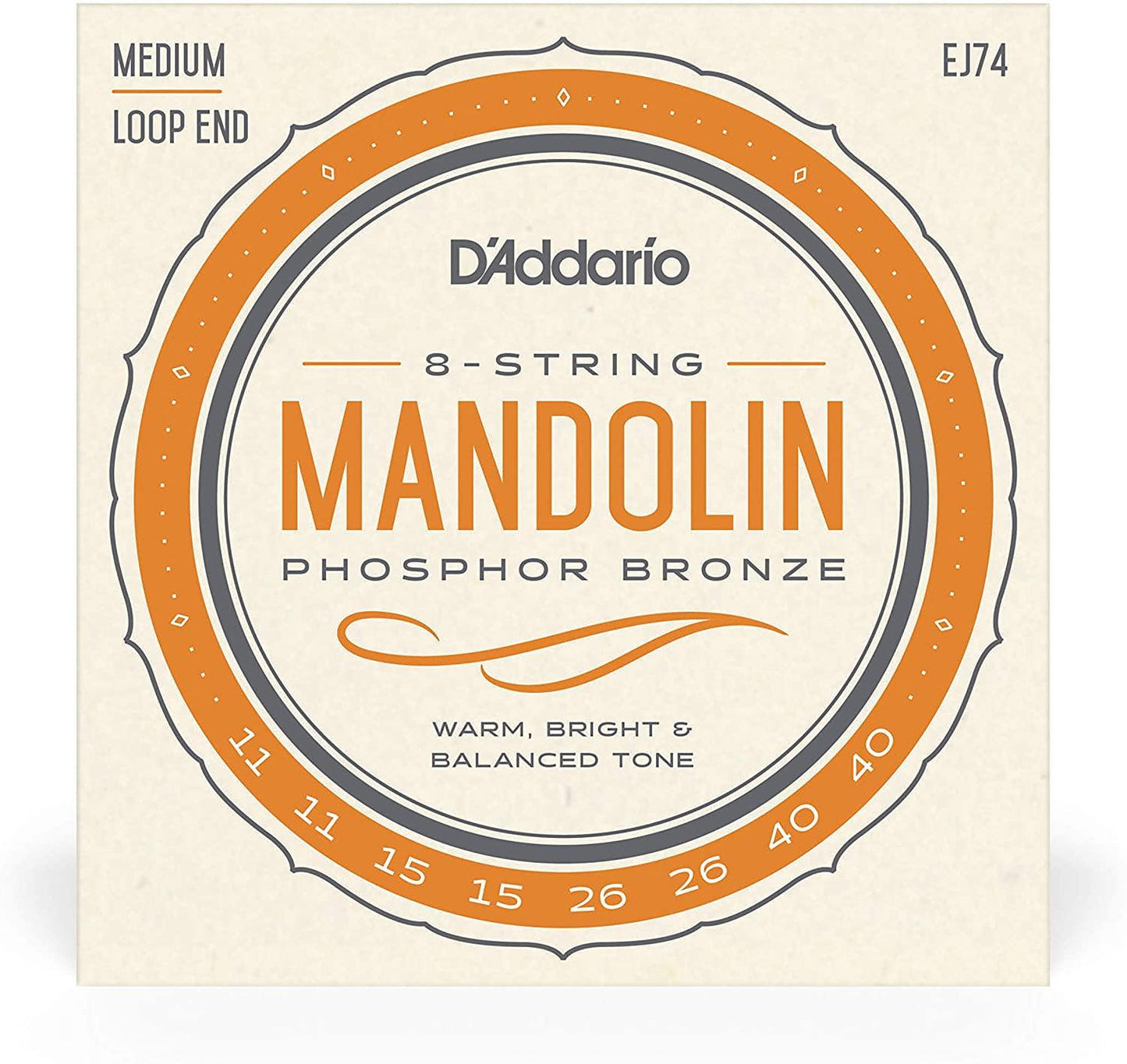 D'Addario EJ Phosphor Bronze Mandolin Strings - Rockit Music Canada