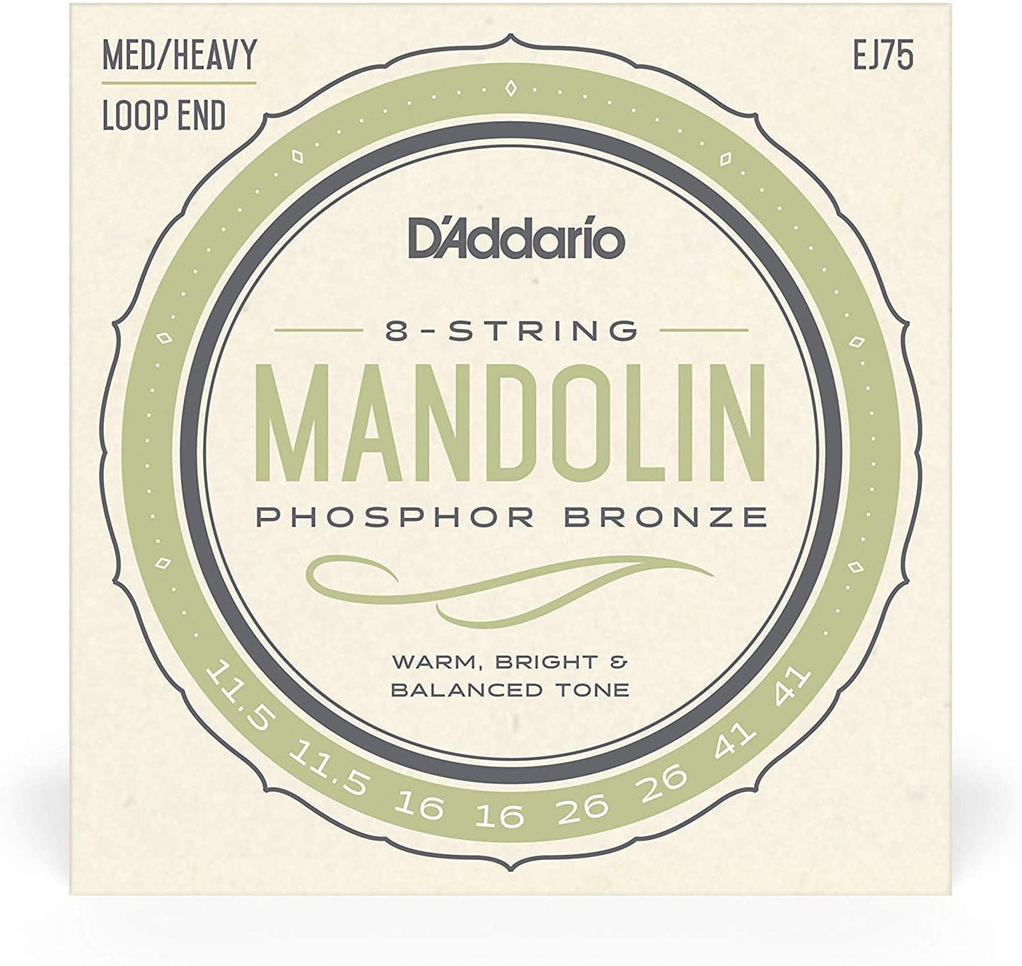 D'Addario EJ Phosphor Bronze Mandolin Strings - Rockit Music Canada