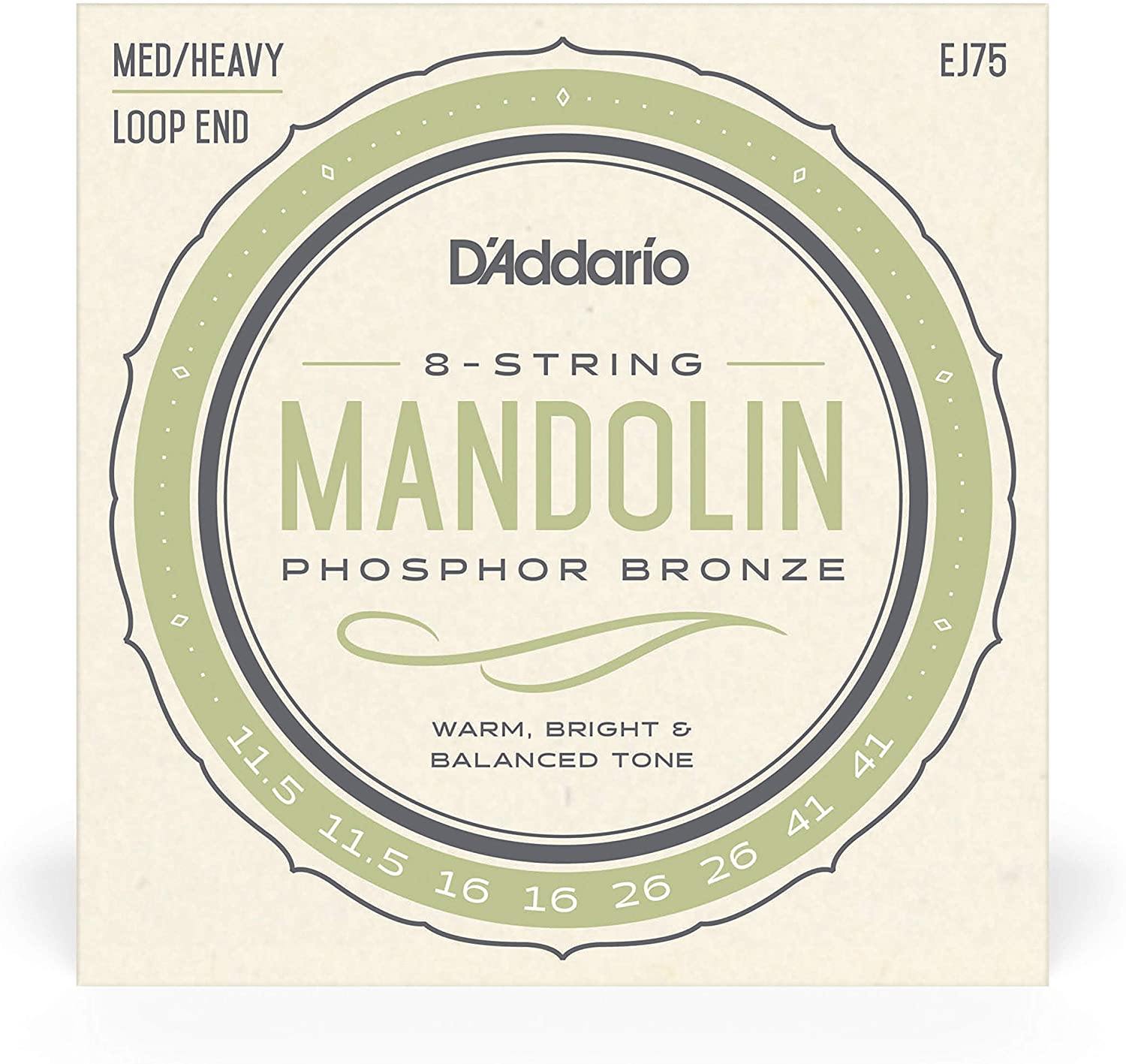 D'Addario EJ Phosphor Bronze Mandolin Strings - Rockit Music Canada