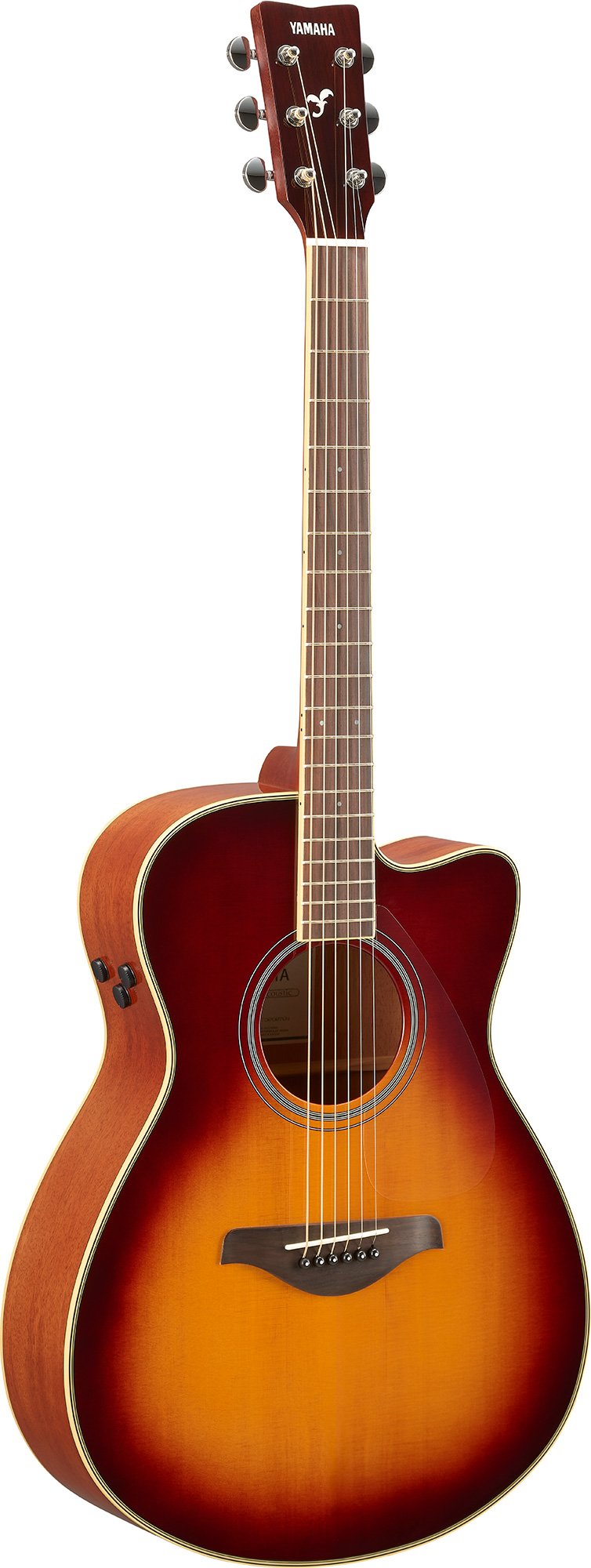 Yamaha FSCTA Concert Cutaway TransAcoustic Guitar with Chorus & Reverb FGC-TA