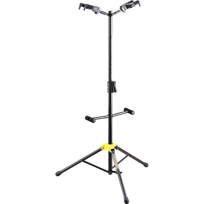 Hercules GS422B+ A/G Double Guitar Stand, Black - Rockit Music Canada