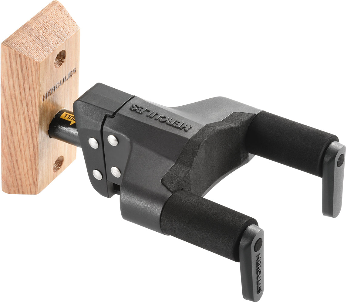 Hercules Plus Series AutoGrip Wall Mount Guitar Hanger GSP38WB+ or GSP38WBK+