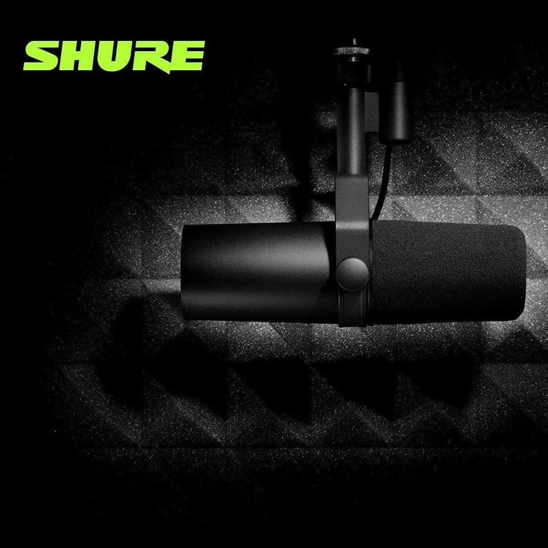 Shure SM7B Cardioid Dynamic Microphone With Windscreen & Yoke - Rockit Music Canada