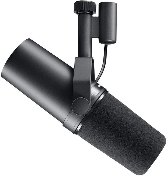 Shure SM7B Cardioid Dynamic Microphone With Windscreen & Yoke - Rockit Music Canada