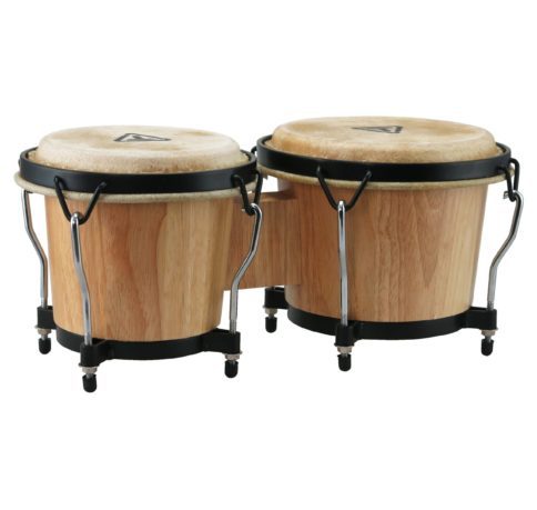 Tycoon Ritmo Bongos 6 & 7 Inch Diameter Natural
