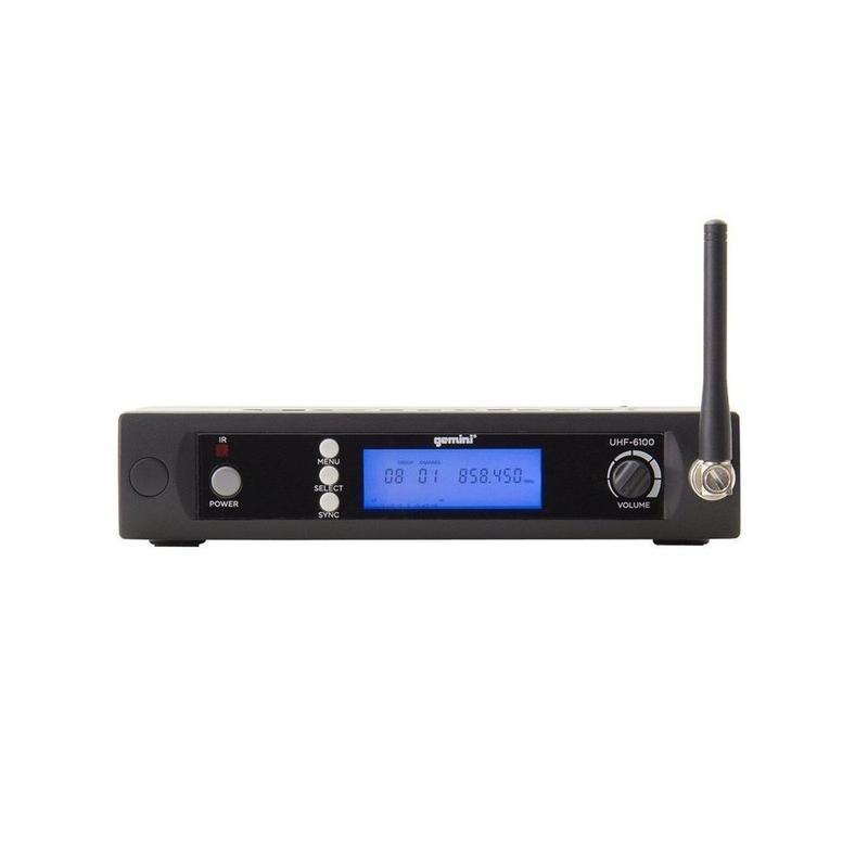 Gemini Single Channel Wireless Handheld Microphone System UHF-6100M-R2