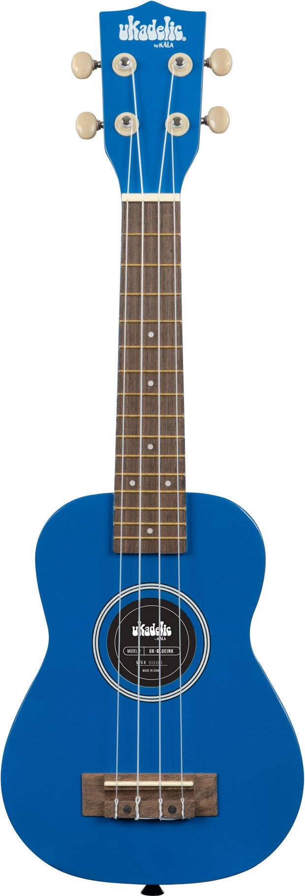 KALA SOLID COLOR UKADELIC WOOD SOPRANO UKULELE
