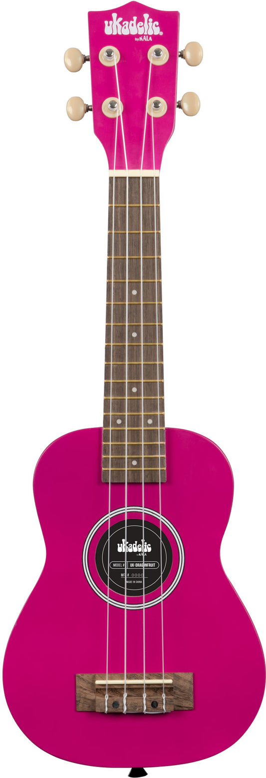 KALA SOLID COLOR UKADELIC WOOD SOPRANO UKULELE