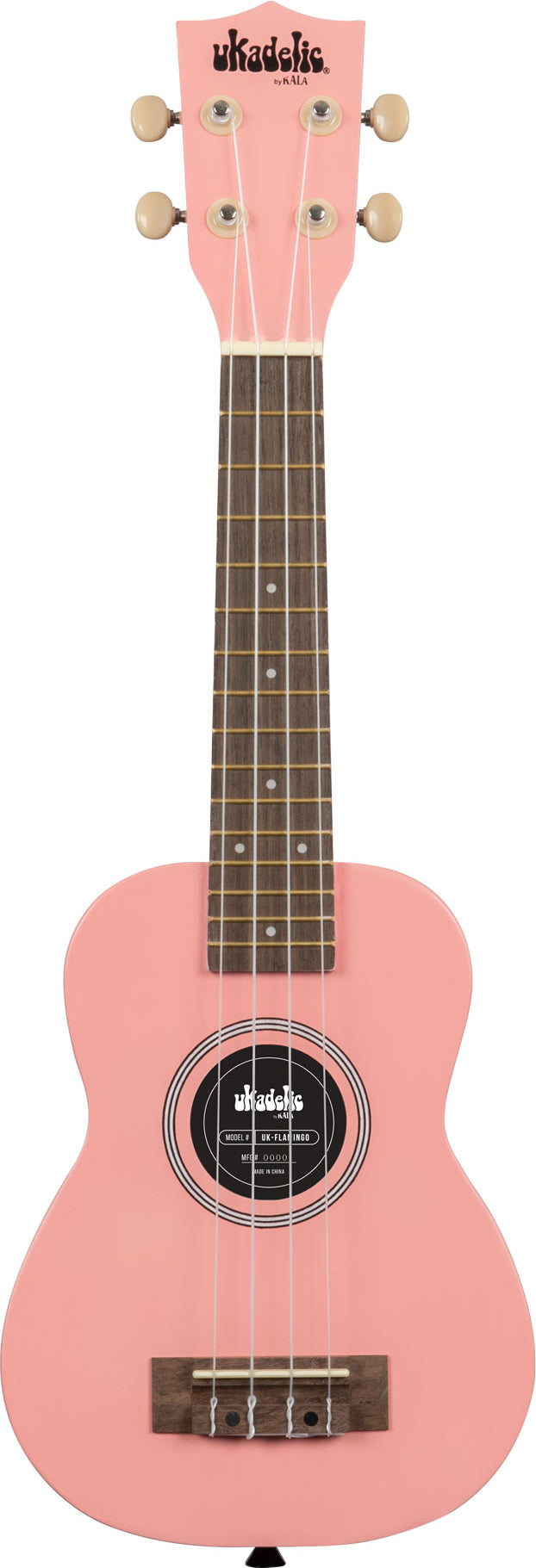 KALA SOLID COLOR UKADELIC WOOD SOPRANO UKULELE