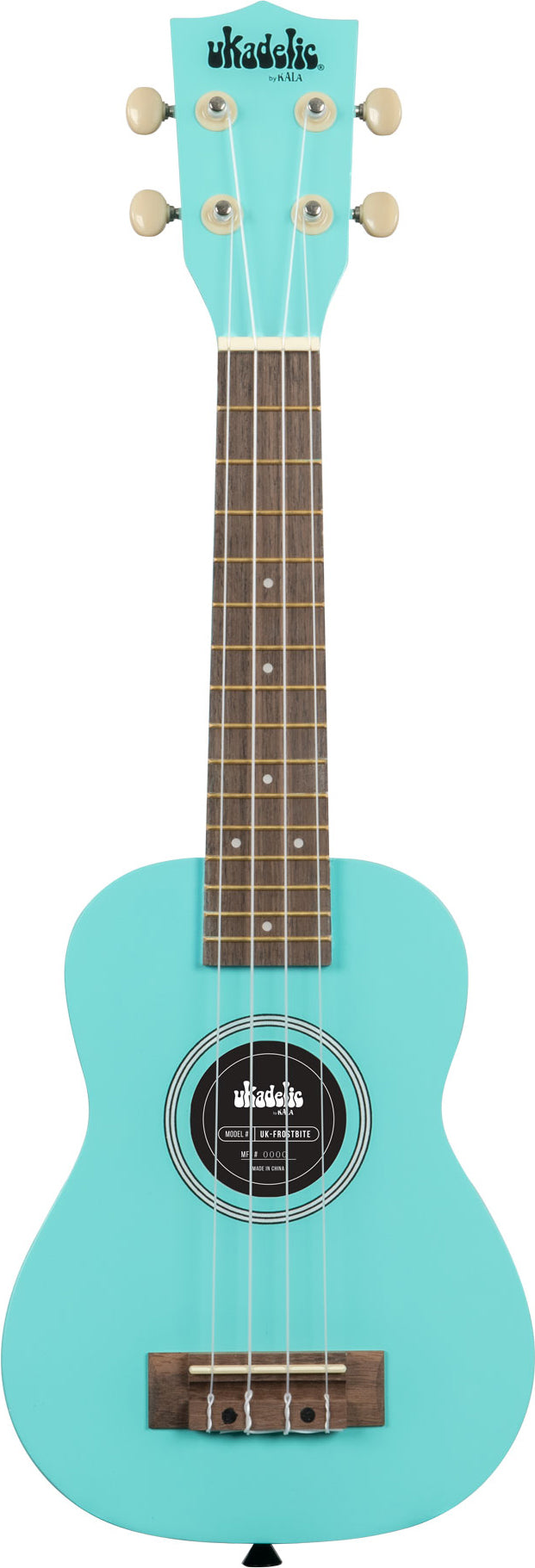 KALA SOLID COLOR UKADELIC WOOD SOPRANO UKULELE
