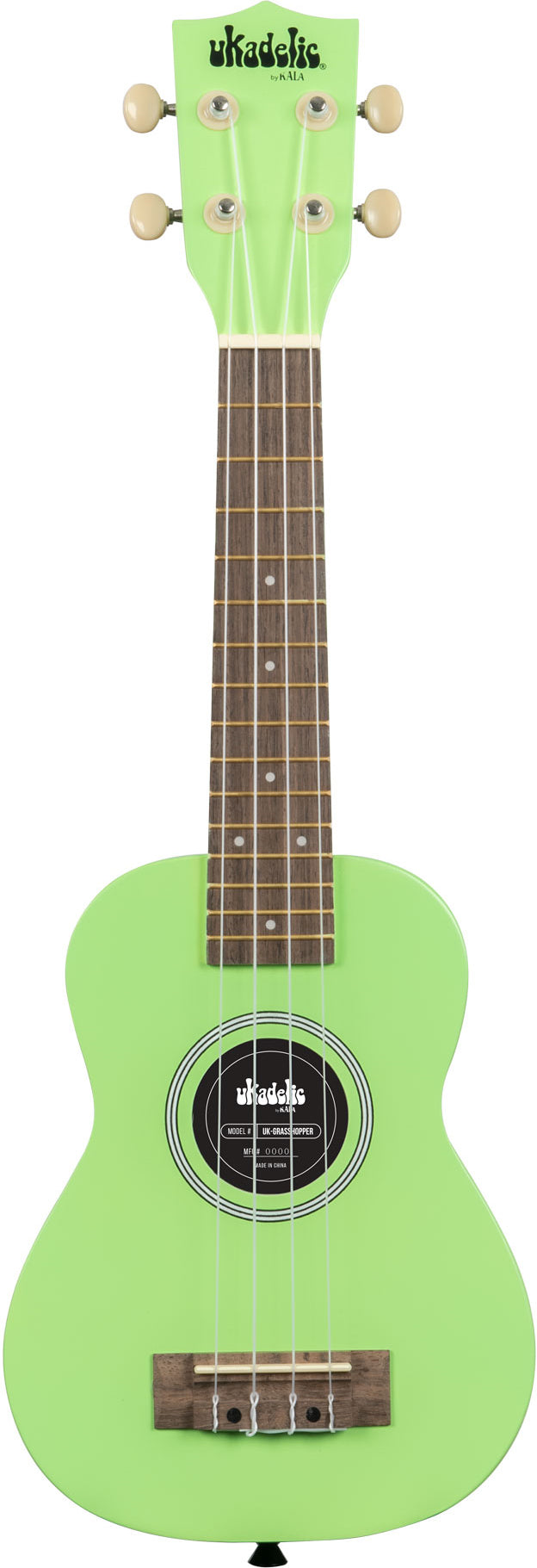 KALA SOLID COLOR UKADELIC WOOD SOPRANO UKULELE