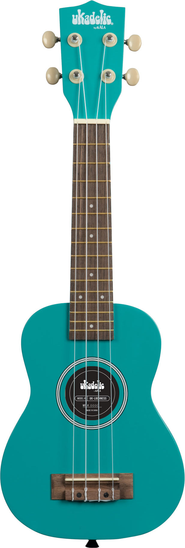KALA SOLID COLOR UKADELIC WOOD SOPRANO UKULELE