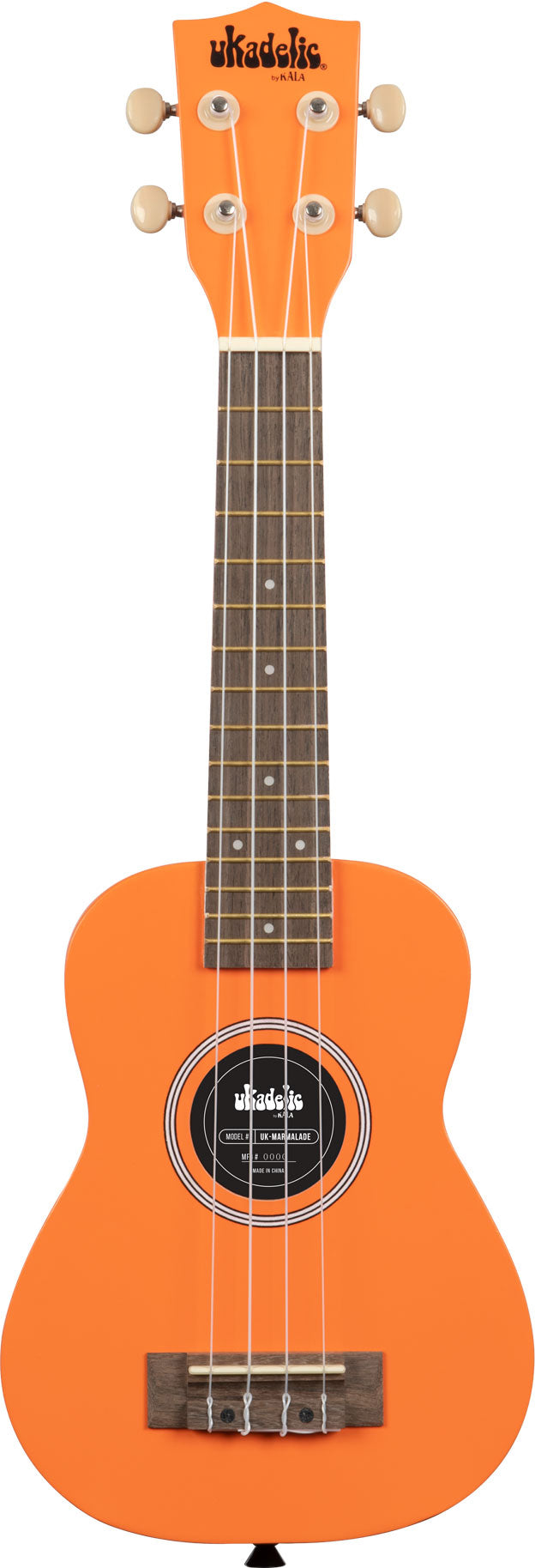 KALA SOLID COLOR UKADELIC WOOD SOPRANO UKULELE