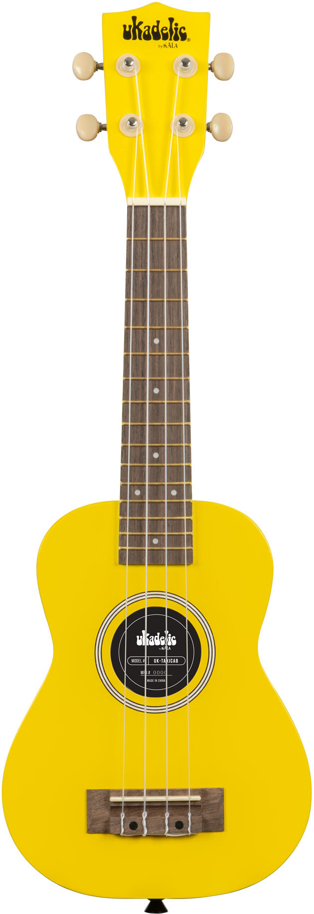 KALA SOLID COLOR UKADELIC WOOD SOPRANO UKULELE