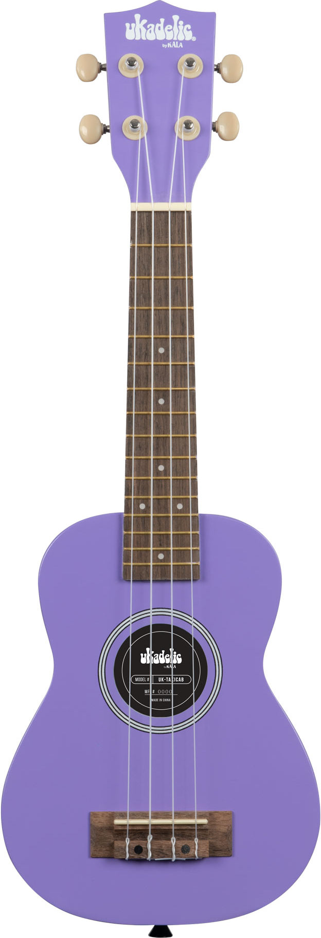 KALA SOLID COLOR UKADELIC WOOD SOPRANO UKULELE