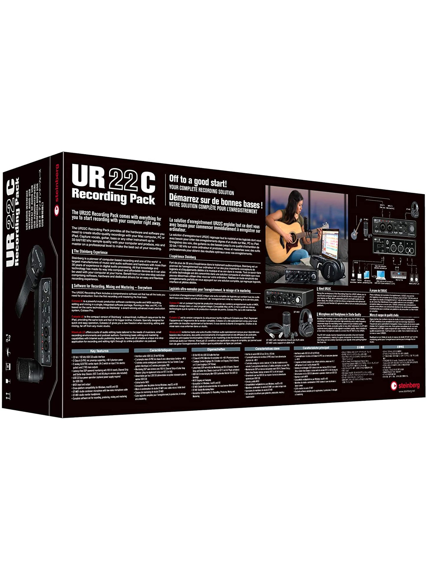 Steinberg UR22C-R-PACK RECORDING PACK USB Audio Interface