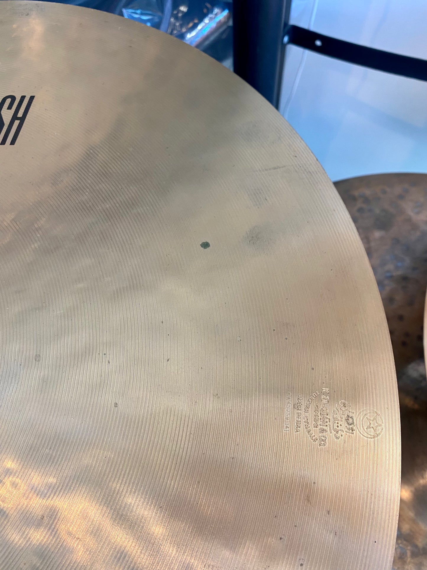 Zildjian 18" K Dark Thin Crash Cymbal K0904 - Used