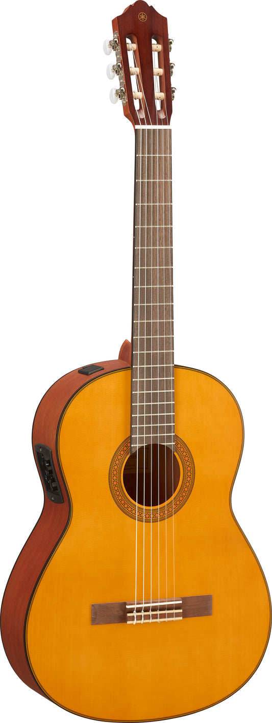 Yamaha CGX122MS Solid Spruce Top Acoustic-Electric Classical Guitar
