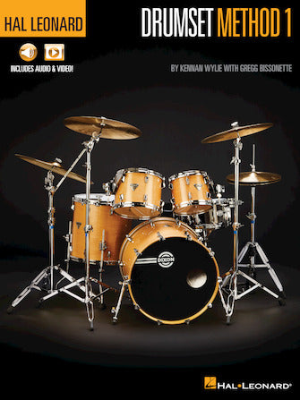 Hal Leonard Drumset Method – Book 1 Drum Instruction Softcover Media Online HL 00209864