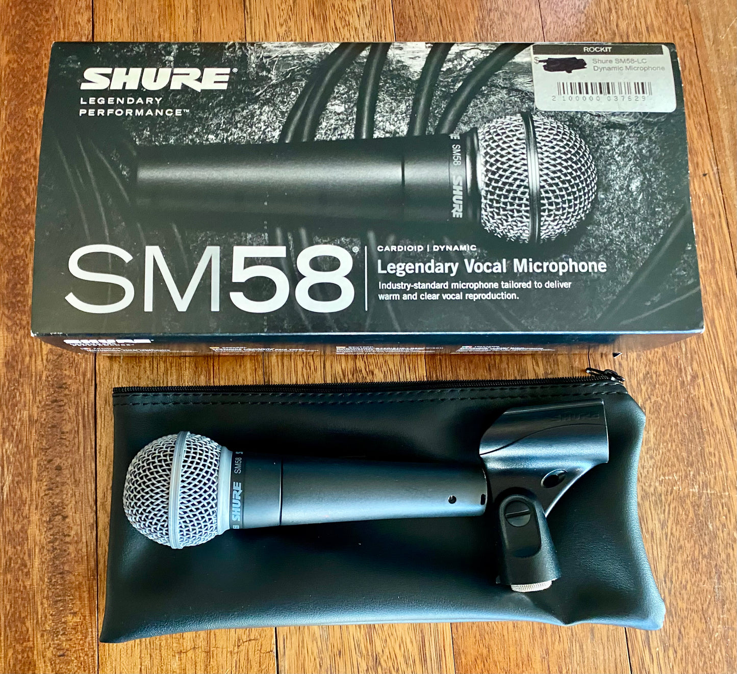 Shure SM58 Unidirectional/Cardioid Dynamic Microphone - Used