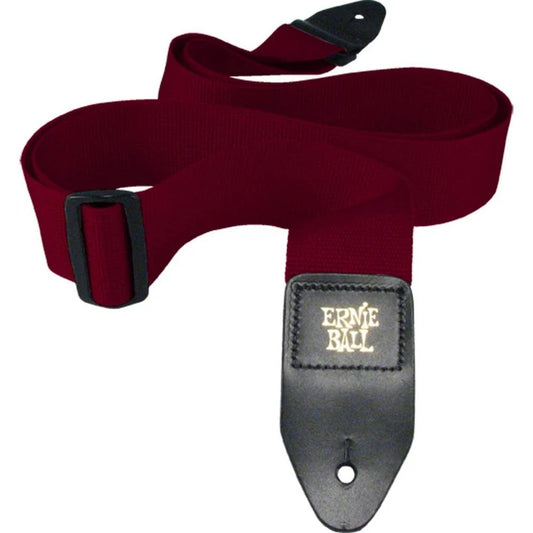 Ernie Ball Polypro Guitar Strap - Burgundy 4047EB