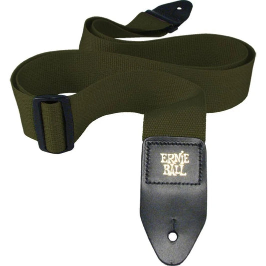 Ernie Ball Polypro Guitar Strap - Olive 4048EB