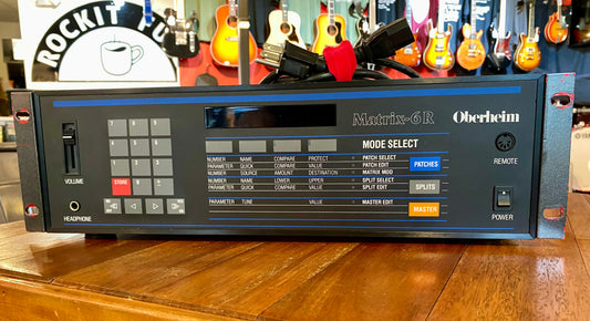 Vintage Oberheim Matrix 6R Rack Mount Synthesizer - Used