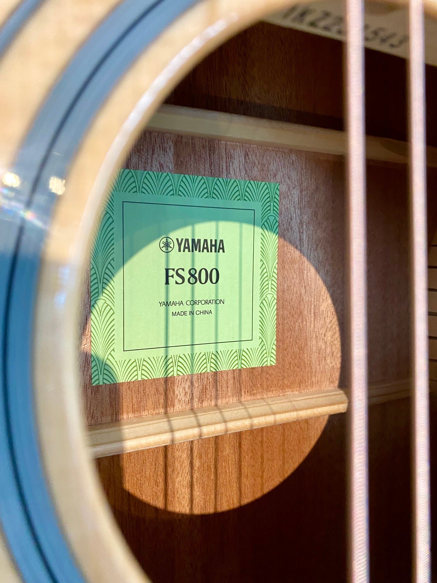 Used Yamaha FS800T Solid Top Small Sized Acoustic Guitar