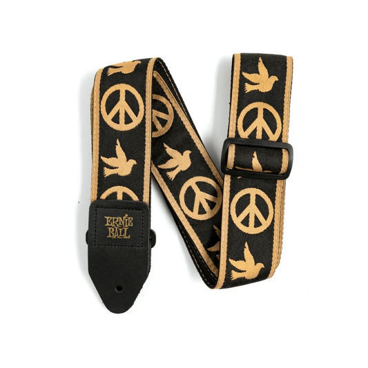 Ernie Ball Peace Love Dove Jacquard Strap 4613EB