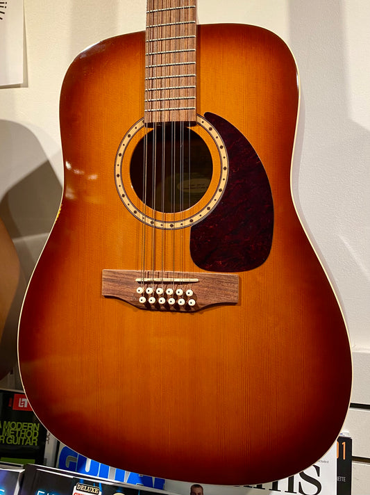 Simon & Patrick 28917F Vintage Burst 12 Cedar HG Acoustic Guitar w/Bag - Used
