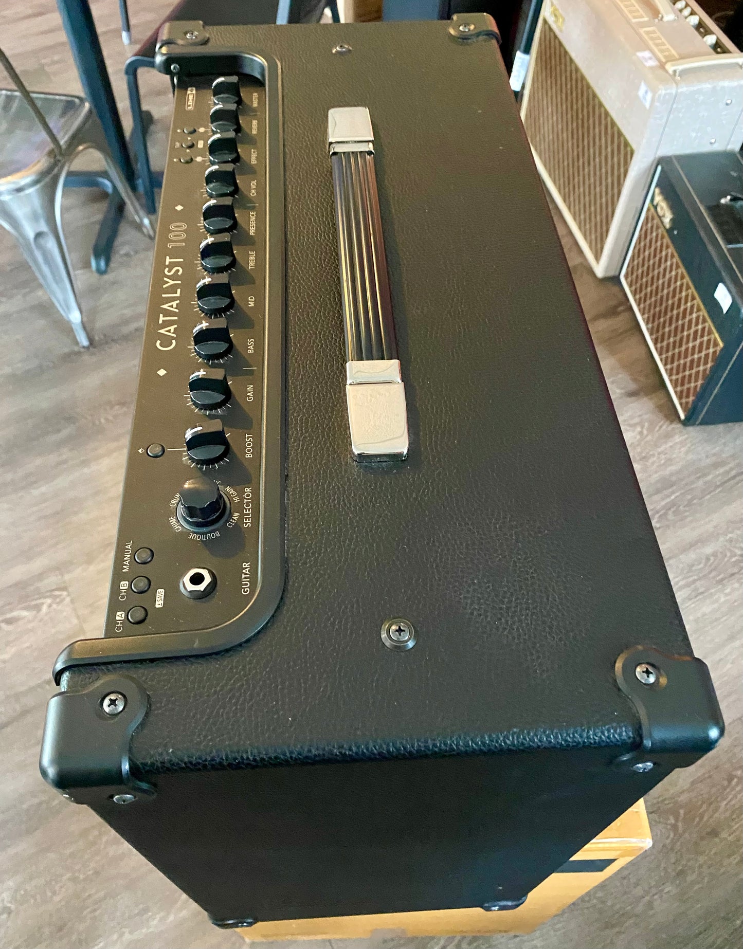 Line 6 Catalyst 100 Electric Guitar Amplifier & LFS2 Pedal Used