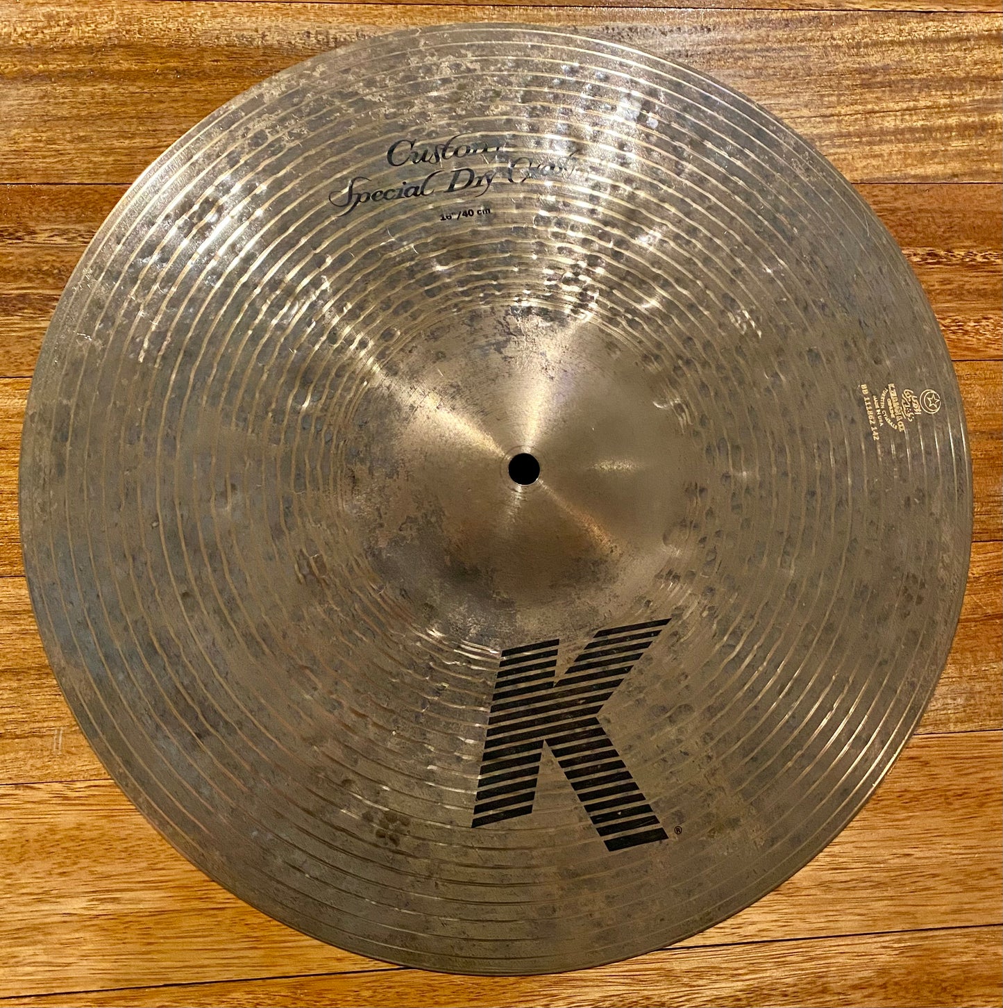 Zildjian K Custom Special Dry 16 Inch Crash Cymbal K1416