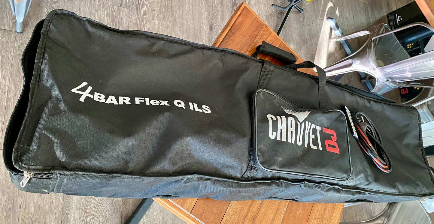 Chauvet DJ 4Bar Flex Q ILS - Complete RGBA LED Wash Lighting System with Stand -Used