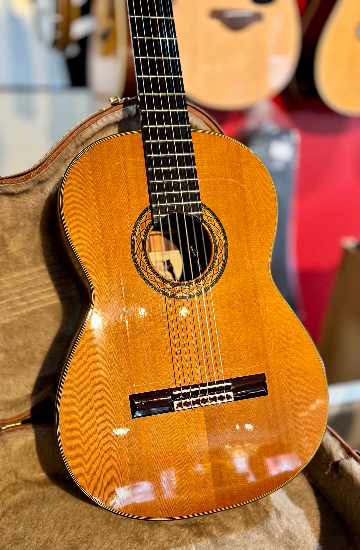 Vintage Takamine Hirade H-5 Classical Guitar Made In Japan