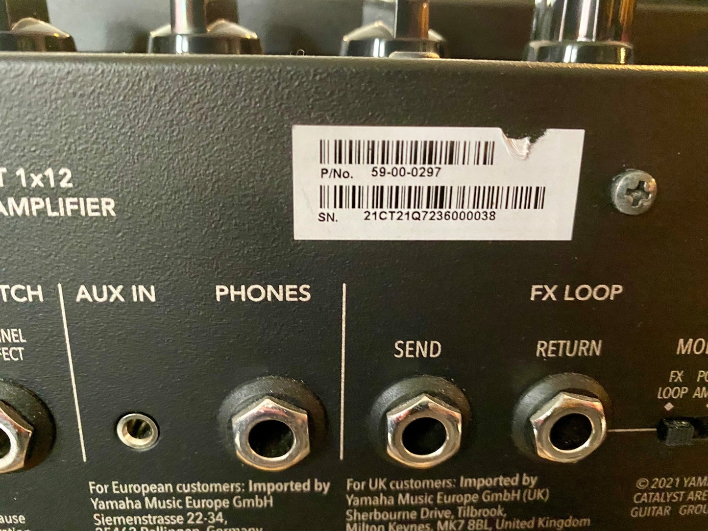 Line 6 Catalyst 100 Electric Guitar Amplifier & LFS2 Pedal Used