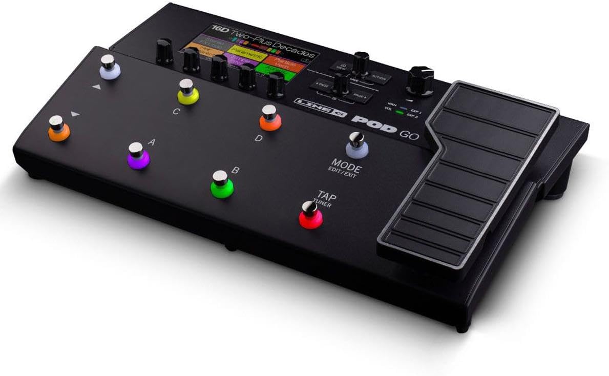 Line 6 POD GO Guitar and Bass Multi Effects Pedal and Amp Modeling Processor