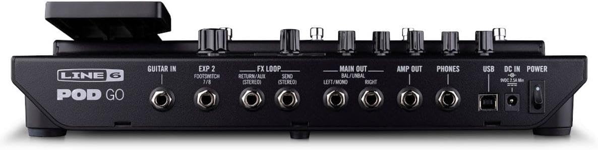 Line 6 POD GO Guitar and Bass Multi Effects Pedal and Amp Modeling Processor