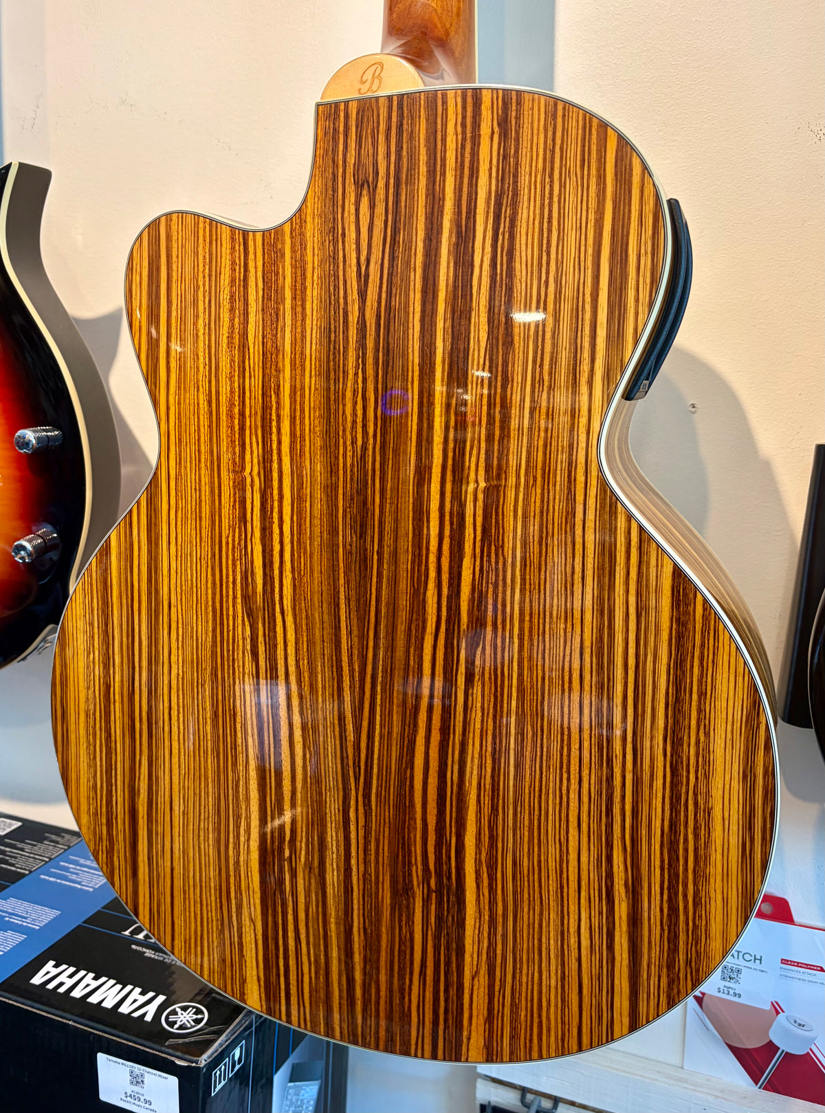 BeaverCreek BCB05CE Acoustic Bass with Pickup/Tuner - Natural - Consignment