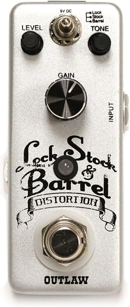 Outlaw Effects Lock Stock & Barrel 3- Mode Distortion Pedal