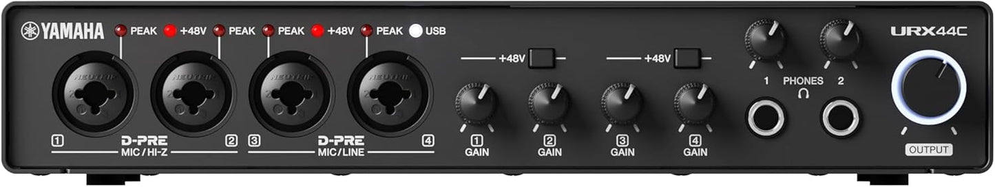 Yamaha URX44C 32 Bit USB Audio Interface