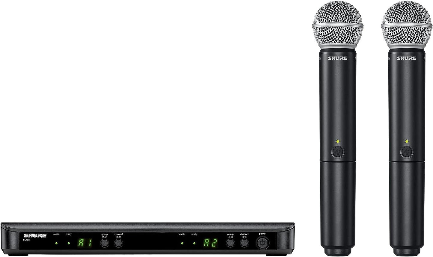 Shure BLX288/SM58 Dual Wireless Handheld Microphone Set