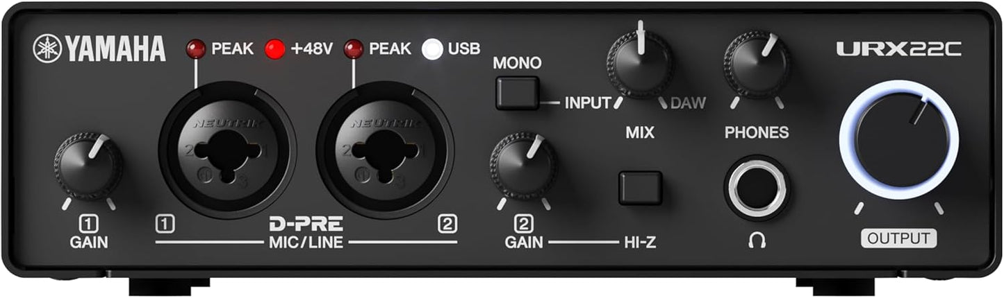 Yamaha URX22C 32 Bit USB Audio Interface