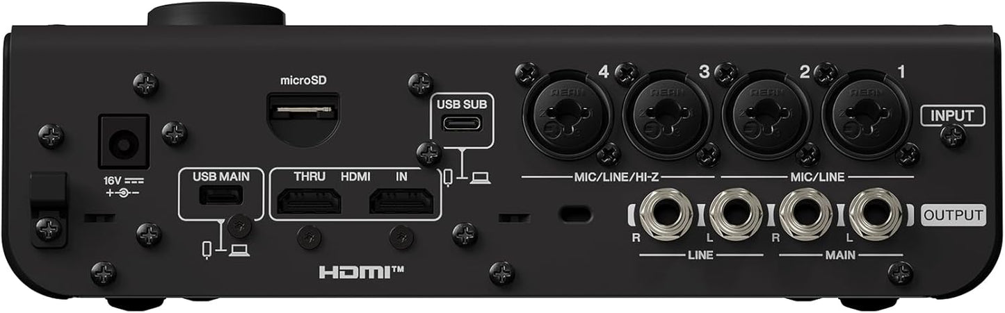 Yamaha URX44V B 32 Bit USB Audio Interface