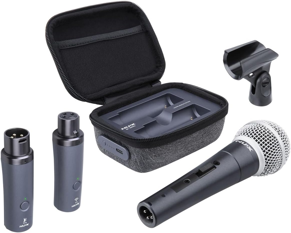 NUX B-3RC 2.4GHz Wireless Microphone System