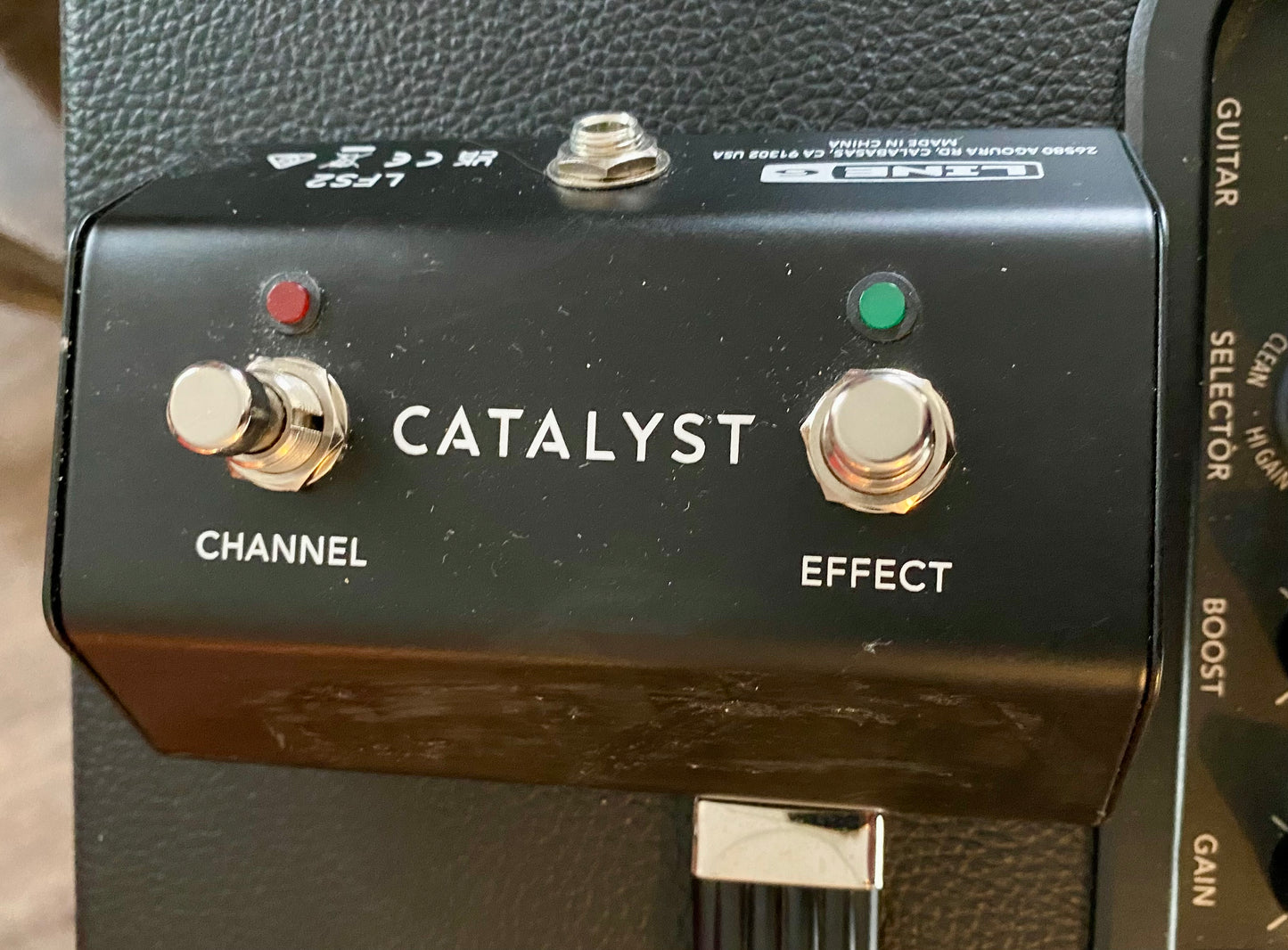 Line 6 Catalyst 100 Electric Guitar Amplifier & LFS2 Pedal Used