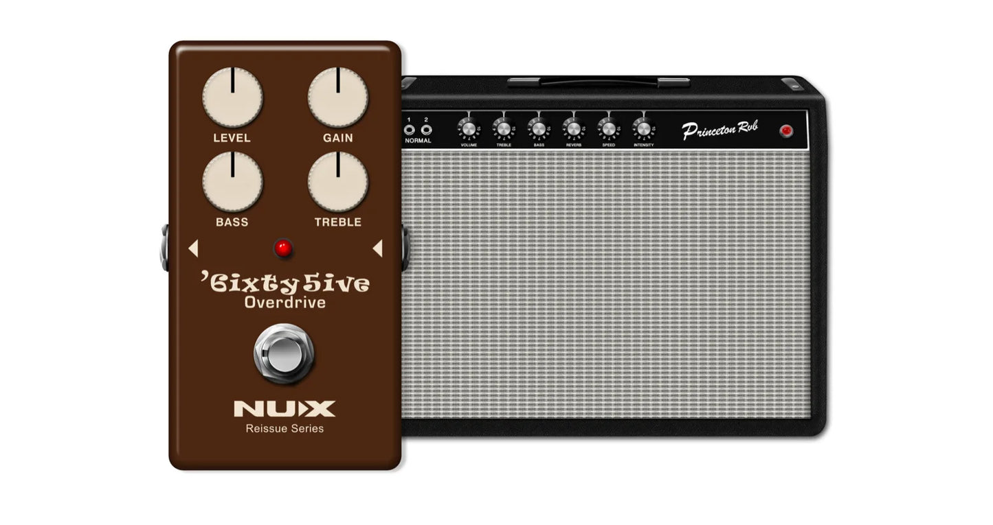 NUX 6ixty5ive Overdrive Guitar Effects Pedal